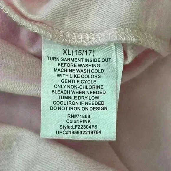 Eeyore shine like a star Juniors Crochet Graphic T with Short Sleeves, Sizes XL - Picture 6 of 7